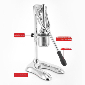 Presse-purée manuelle en acier inoxydable robuste pour frites longues - Product Image 1