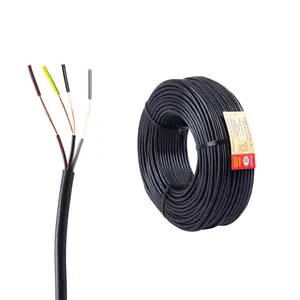 Kabel Daya PVC inti tembaga datar bulat lembut kabel RVVP RVV 3*2.5mm2*2.5mm2 kabel daya 4*2.5