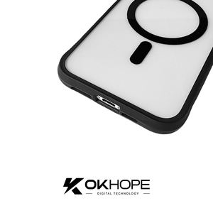 Funda trasera transparente mate con anillo magnético acrílico de TPU para <span class=keywords><strong>iPhone</strong></span> <span class=keywords><strong>normal</strong></span> 11 12 <span class=keywords><strong>13</strong></span> 14 15 <span class=keywords><strong>Pro</strong></span> Plus - Product Image 4