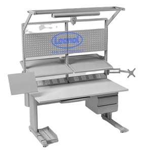 Leenol strumento di alta qualità piano di lavoro angolo banco da lavoro ESD banco da lavoro per PCB assemblaggio SMT EMS fabbrica - Product Image 3