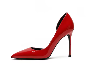Chaussures de mariage sexy et élégantes à bout pointu en cuir verni, talons aiguilles fins, chaussures de bureau pour femmes, escarpins formels professionnels - Product Image 4