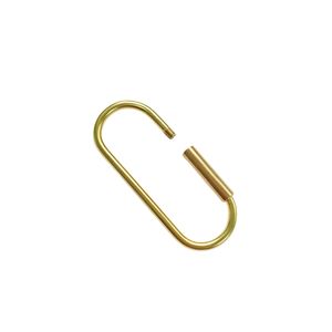 Laiton durable pour porte-clés avec conception de verrouillage à vis stockage pratique petits outils Edc porte-clés Clip crochet laiton vis porte-clés - Product Image 4