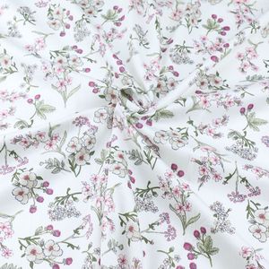 60S Hoa Nhỏ In Tinh Khiết Bông Vải Vải Vải Bông Bộ Đồ Giường Sản Phẩm Pajama Quần Quần Áo Vải Bán Buôn - Product Image 5