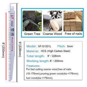 Hojas <span class=keywords><strong>de</strong></span> <span class=keywords><strong>sierra</strong></span> recíproca S1531L HCS para corte y poda <span class=keywords><strong>de</strong></span> árboles <span class=keywords><strong>de</strong></span> <span class=keywords><strong>madera</strong></span> gruesa - Product Image 2