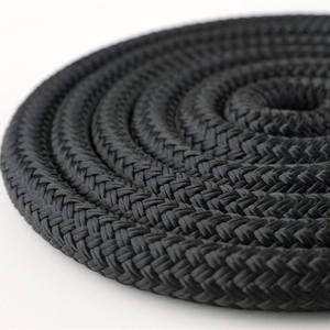 Çok renkler 4 6 8 10 12 14 16 18 <span class=keywords><strong>20</strong></span> 22 24 26 28 30mm sarı siyah çift örgülü katı örgü 100 ayak 200 ft naylon halat - Product Image 2