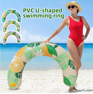 Flotador Inflable de PVC JOSEN para Adultos, Anillo en Forma de U para Nadar Debajo del Agua, Serie de Frutas Impresas - Product Image 2