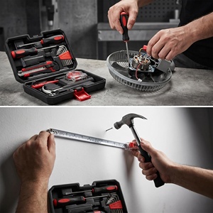 Kit de Herramientas Manuales Portátiles de 15 Piezas para Reparaciones y Tareas de Mantenimiento Diario en el Hogar - Product Image 4