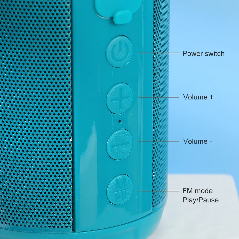 Wireless speaker Box with TF Card FM Radio Waterproof Portable music speaker wholesale BT Outdoor Speaker