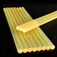 Bâton de colle thermofusible jaune JCXC 11 mm, adhésif EVA haute adhérence, viscosité 7000-10000, pour serre-têtes, pinces à cheveux, accessoires capillaires et artisanat