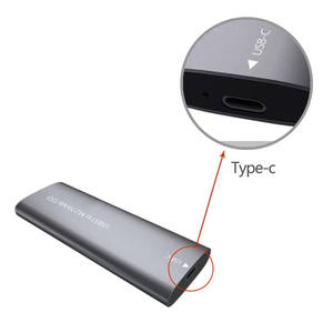 Taşınabilir <span class=keywords><strong>M</strong></span>.<span class=keywords><strong>2</strong></span> NVME SSD harici muhafaza 10Gbps alüminyum NVME <span class=keywords><strong>M</strong></span>.<span class=keywords><strong>2</strong></span> USB tip-c sabit disk SATA arayüzü harici muhafaza - Product Image 5