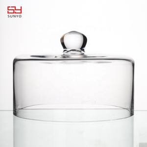 Alzata <span class=keywords><strong>per</strong></span> Torta Nuziale <span class=keywords><strong>in</strong></span> Cristallo Trasparente Fatta a Mano con Coperchio, Vendita all'Ingrosso - Product Image 4