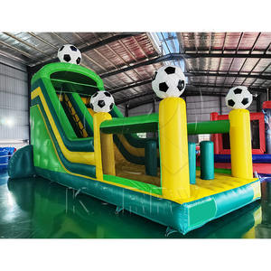 กระดานลื่นเป่าลมสำหรับเด็กทำจากพีวีซีเป่าลมได้สไลด์สำหรับเล่นฟุตบอลเด้งดึ๋ง - Product Image 5