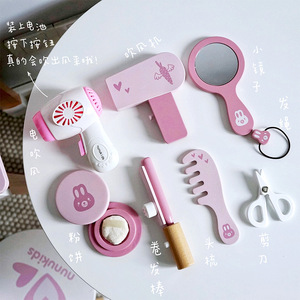 Juego de <span class=keywords><strong>tocador</strong></span> de maquillaje de princesa rosa de estilo nórdico para niñas, juguete de simulación, regalo de cumpleaños para niñas - Product Image 3