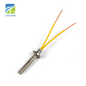 Laiyuan低ワットDc12ボルト36W電気ミニチューブヒーターM6スレッドカートリッジロッドヒーター、リード線付き - Product Image 2