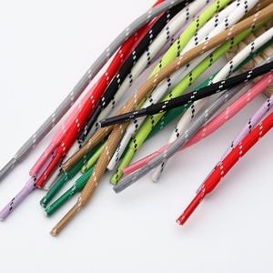 <span class=keywords><strong>Lacci</strong></span> per Scarpe Spessi 5mm <span class=keywords><strong>con</strong></span> Punti Diagonali Rotondi, Neri, Bianchi, Multicolore, <span class=keywords><strong>Lacci</strong></span> di Ricambio Universali per Tutte le Scarpe - Product Image 4