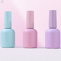 Nouveaux flacons de vernis à ongles UV de 8 ml, 9 ml, 10 ml, couleur unique, conteneur vide pour nail art avec couvercle et pinceau, vente en gros d'usine OEM ODM