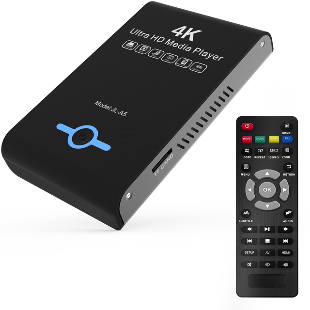 2025 Latest Model Hard Drive Player with 4K Resolution and Quad-Core Processor Supports SDR HDR Conversion HDD Players