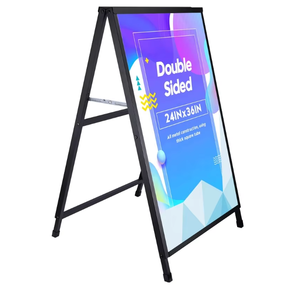 Porte-affiche en fer pour la promotion du recrutement Supports publicitaires intérieurs et extérieurs portables Cadres en fer simples et pratiques - Product Image 5
