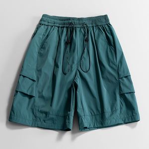Pantalones cortos de playa de cinco puntos para hombre, talla grande, con logo personalizado, novedad de verano, holgados, deportivos, de secado rápido, transpirables, para hombres corpulentos. - Product Image 4