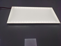 Panneau lumineux LED à éclairage périphérique, forme personnalisée, IP65, pour extérieur, industriel, à intensité variable, pour l'éclairage des vitrines d'exposition de musées