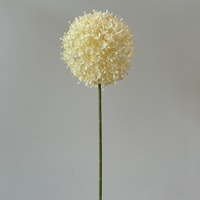 Nouvelles fleurs artificielles faites à la main en forme de boule d'oignon pour arrangements floraux de mariage, têtes de fleurs en plastique souple (rose, marguerite, hortensia)