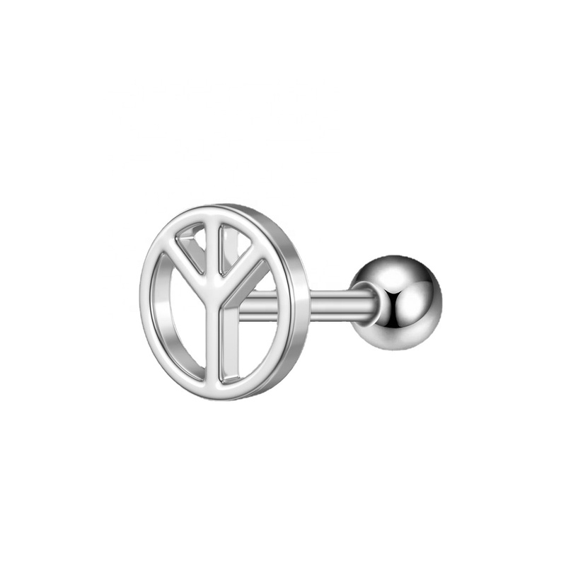 Flowers Cartilage Piercing Jewelry Medical Stainless