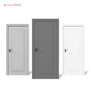 China Professional Acoustic Environmental Water-proof Anti-storm Sound-proof Durable Swing Wood Entry Door/