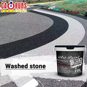 Peinture époxy pour sols et murs en pierre lavée : Créez des plateformes et routes en pierre écologiques et colorées, construction facile pour l'extérieur - Product Image 2