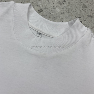 Fabricant de t-shirts personnalisés en coton 100% blanc, t-shirts graphiques surdimensionnés, t-shirts courts et carrés, t-shirts épais avec impression sérigraphique pour hommes - Product Image 3