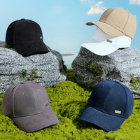 Casquette de baseball ajustable en coton microsable avec logo personnalisé pour sport de plein air 6 panneaux vente en gros pour homme femme