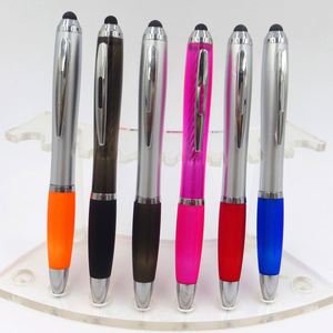 2-in-1 Stylus <b>Ballpoint</b> <b>Pen</b> with Rubber Grip, Custom Logo Printed Retractable <b>Pen</b> for Office, Business, Promotional Gift - Product Image 6