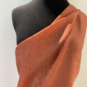 Material de vestido de tela de seda de imitación, vinilo etílico, ácido acético, lieno, manga larga - Product Image 4