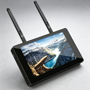 Monitor FPV Profesional de 5 Pulgadas IPS, 1000 Lux, Legible Bajo la Luz Solar, Receptor de Diversidad de 5.8GHz, DVR Integrado, Batería de 4000mAh para Carreras FPV - Product Image 1