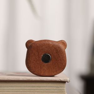 Imán de nevera de ébano con diseño de oso, venta directa de fábrica, bonito, de madera maciza, creativo, ecológico, grabado y personalizado para el hogar. - Product Image 3
