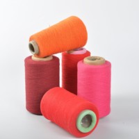 Colored Regenerated Poly Cotton Yarn OE Cotton Yarn for Knitting and Weaving
