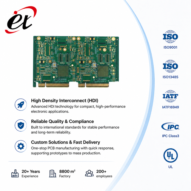 Custom HDI High Density Interconnect PCB Microvia Blind Buried Hole FR4 Board Smart Watch Laptop Medical Wearable Devices Small
