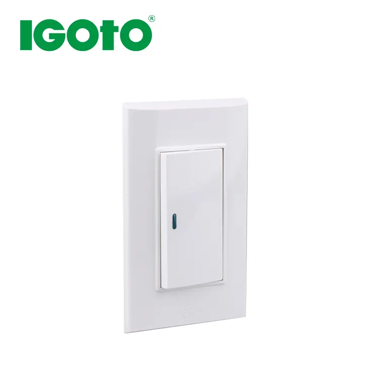 Igoto E60B 10A/15A 1 Gang Công Tắc Nút Lớn Cho Nhà Máy Nam Mỹ