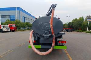 รถดูดสิ่งปฏิกูลแบบสุญญากาศ DFAC T1 8CBM รุ่นสั่งทำพิเศษ, 6 ล้อ เกียร์ 6 สปีด, หมุนได้ 360 องศา °   บูมดูดแบบหมุนได้สำหรับดูดของเสียและมูลสัตว์ - Product Image 6