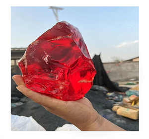 Des roches de verre cassé de paysage irrégulier sont employées pour des murs de gabion - Product Image 2