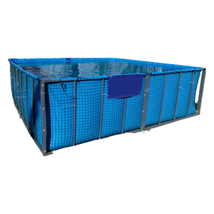 Bassin de pisciculture en PVC pliable pour l'élevage de saumons et l'aération des étangs - Product Image 1