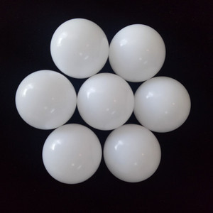 Sfere in Plastica di Alta Qualità 25.4mm 38.1mm 40mm 44.45mm 50mm Sfere in Nylon Bianco Solido per Scivoli - Product Image 1