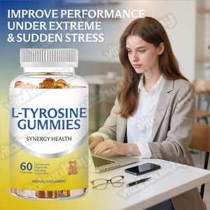 Vitahealthy FOE/ODM Gommes d'approvisionnement d'usine L <span class=keywords><strong>Tyrosine</strong></span> Gummies Halal Organic L-<span class=keywords><strong>Tyrosine</strong></span> Gummy pour la santé du cerveau et le soutien Supplément - Product Image 3