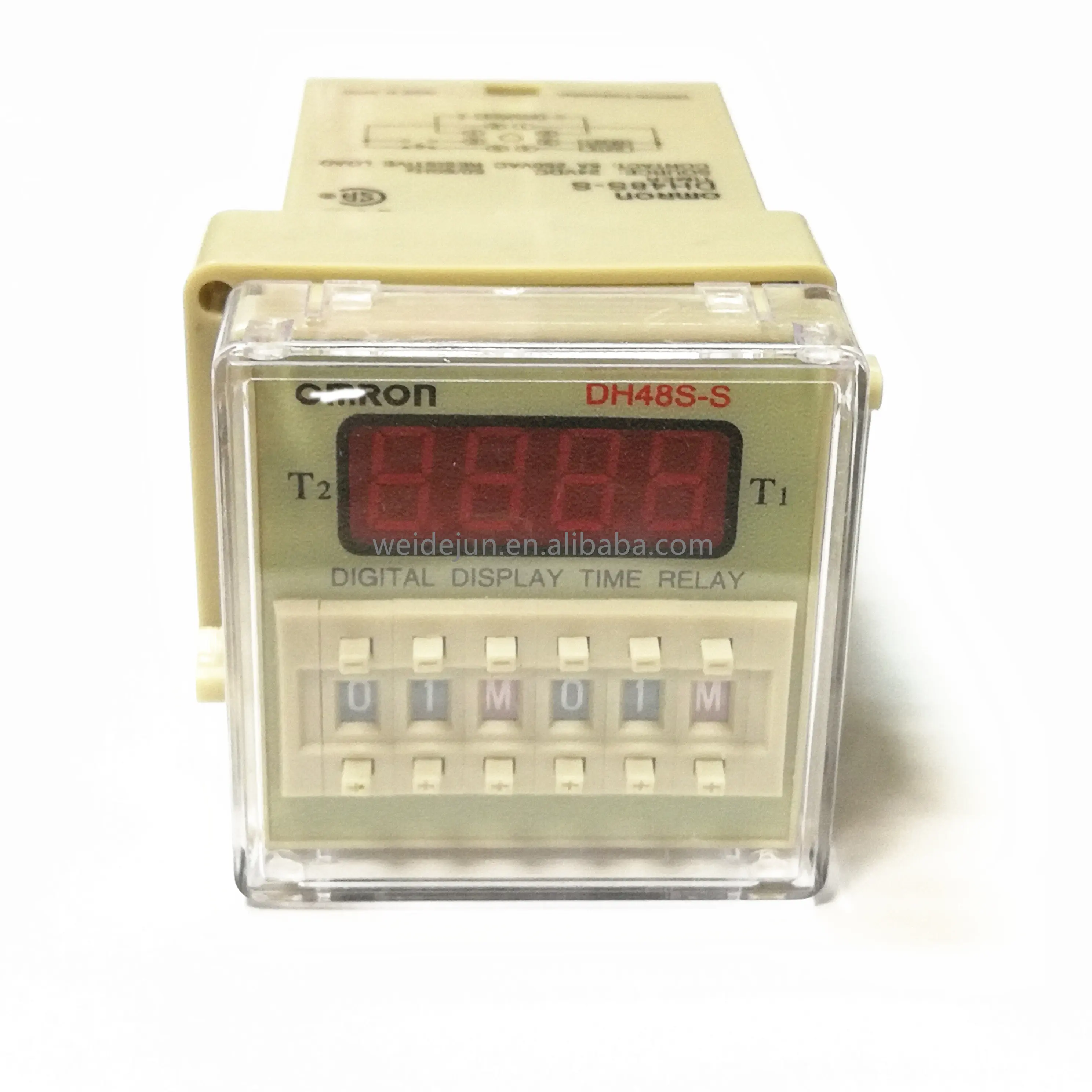 Digital display time relay DH48S-S 12VDC 24VDC 220VAC 380VAC adjustable cycle delay counter