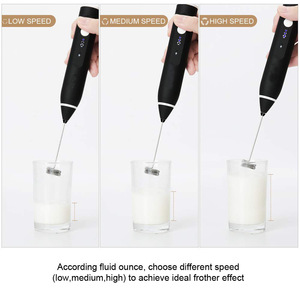 Montalatte Portatile, Frullino Automatico per Schiuma, Mixer per Bevande, Sbattitore per Uova, Frullino per Caffè <span class=keywords><strong>e</strong></span> <span class=keywords><strong>Latte</strong></span>, Mini Mixer per Caffè <span class=keywords><strong>e</strong></span> <span class=keywords><strong>Latte</strong></span> - Product Image 2