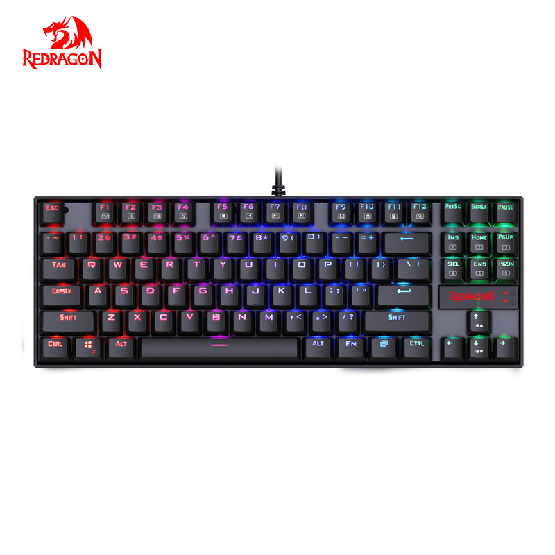Игровая Механическая светодиодная клавиатура Redragon K552RGB для ноутбука по хорошей цене