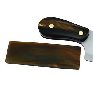 Bloques de Cuerno de Búfalo Natural Marrón de la Mejor Calidad, Pulidos, Impermeables, Estilo Animal Moderno, Personalizables, para Mangos de Cuchillos Decorativos - Product Image 1