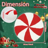 Coussin décoratif rond en peluche douce en forme de bonbon, idéal pour canapé, lit, chambre d'enfant, crèche, cadeau - Vente en gros directe usine