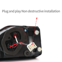 Conjunto de Luz Trasera LED Tipo Pasante IP68 para Geely Emgrand 2022-2024 de Ancho Completo con Lente Rojo 12V 18W Plug & Play Condición Nueva