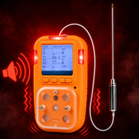 Détecteur de gaz portable professionnel HIREP 4 en 1 avec sonde H2S O2 CO NH3 LEL pour la sécurité des espaces confinés OEM