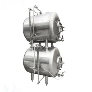 Nuovi prodotti in acciaio inox attrezzature di fermentazione orizzontale luminoso carro armato della birra 1000l 2000l 3000l 5000l